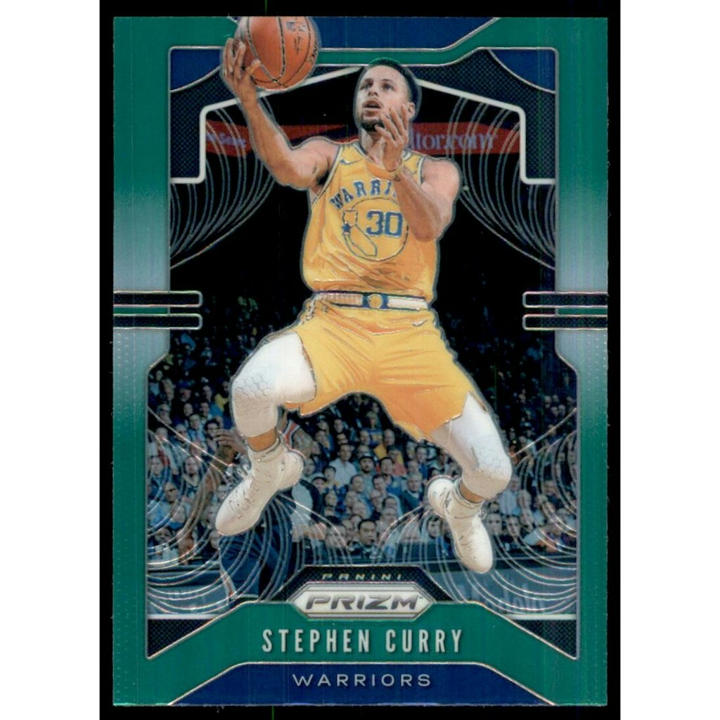 2019-20 Panini Prizm Green Prizm Stephen Curry #98 Card: $18 2019-20 Panini Prizm Green Prizm Stephen Curry #98 Card: $18