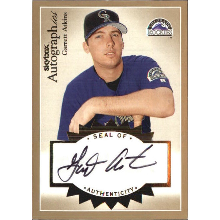 2004 SkyBox Autographics Gold Garrett Atkins Autograph Card: $14 2004 SkyBox Autographics Gold Garrett Atkins Autograph Card: $14