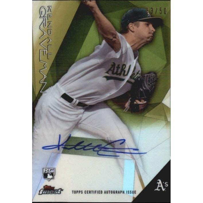 2015 Finest Kendall Graveman Gold Refractor Autograph Card: $15 2015 Finest Kendall Graveman Gold Refractor Autograph Card: $15