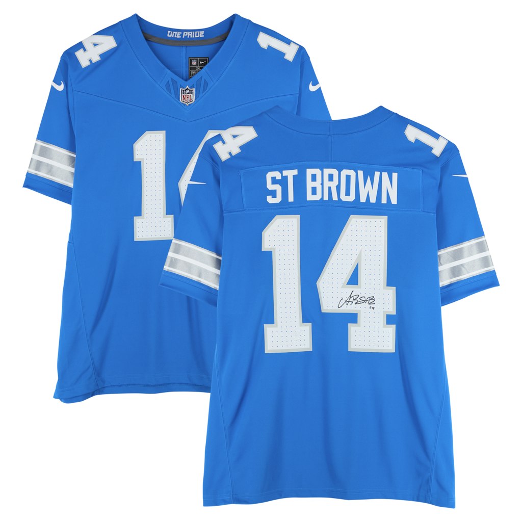 Amon-Ra St. Brown Detroit Lions Autographed Nike Vapor F.U.S.E. Limited Jersey: $599.99 Amon-Ra St. Brown Detroit Lions Autographed Nike Vapor F.U.S.E. Limited Jersey: $599.99