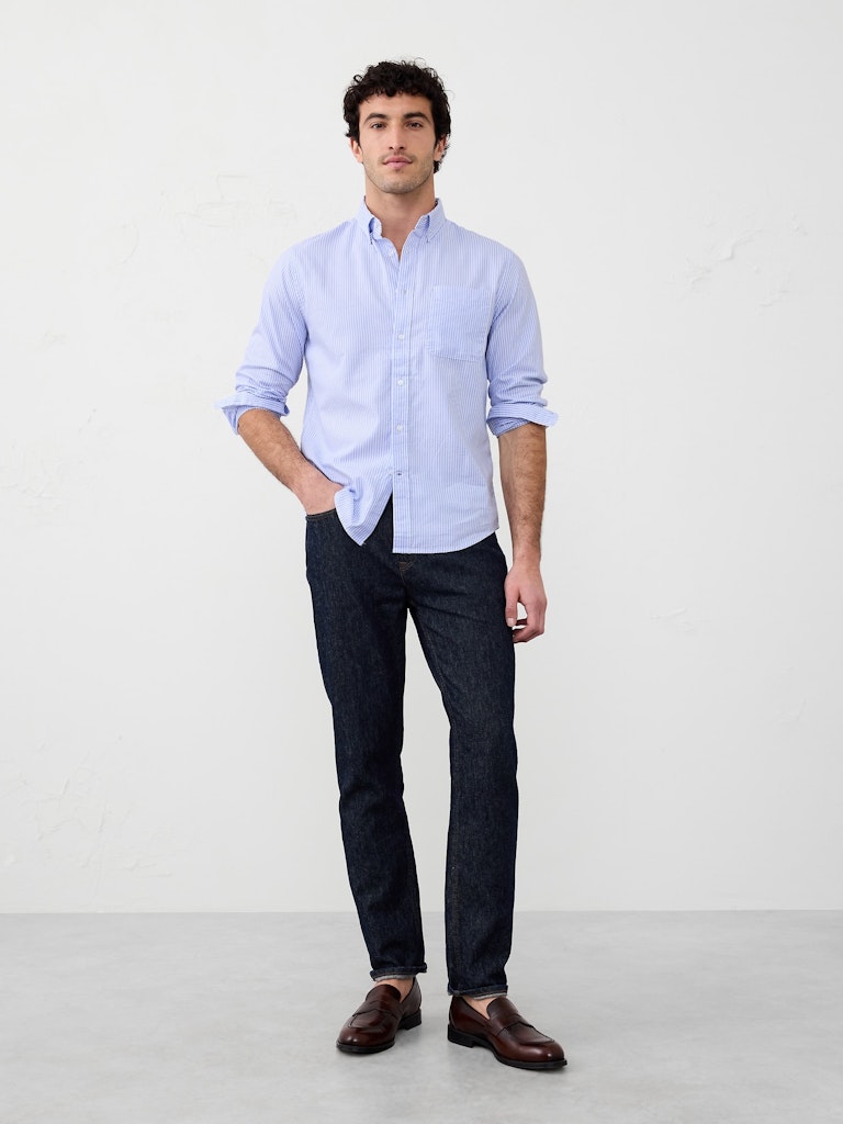 Slim-Fit Oxford Shirt: $35