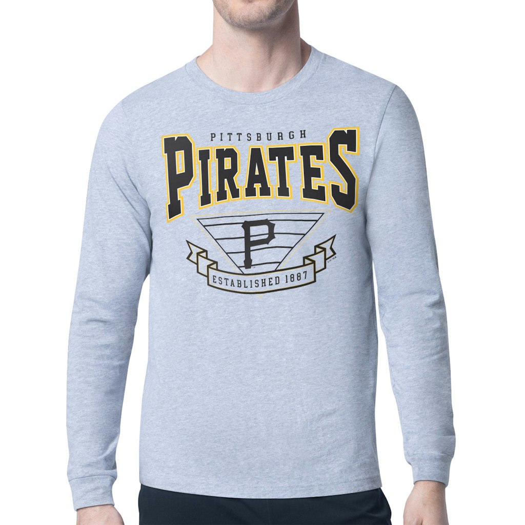Men's Starter Pittsburgh Pirates '80s Inspired Long Sleeve Graphic T-Shirt: $37.49 Men's Starter Pittsburgh Pirates '80s Inspired Long Sleeve Graphic T-Shirt: $37.49