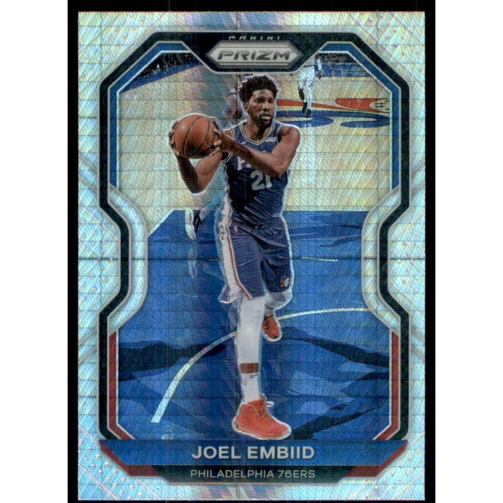 2020-21 Panini Prizm Joel Embiid Hyper Prizm Card: $10.80 2020-21 Panini Prizm Joel Embiid Hyper Prizm Card: $10.80