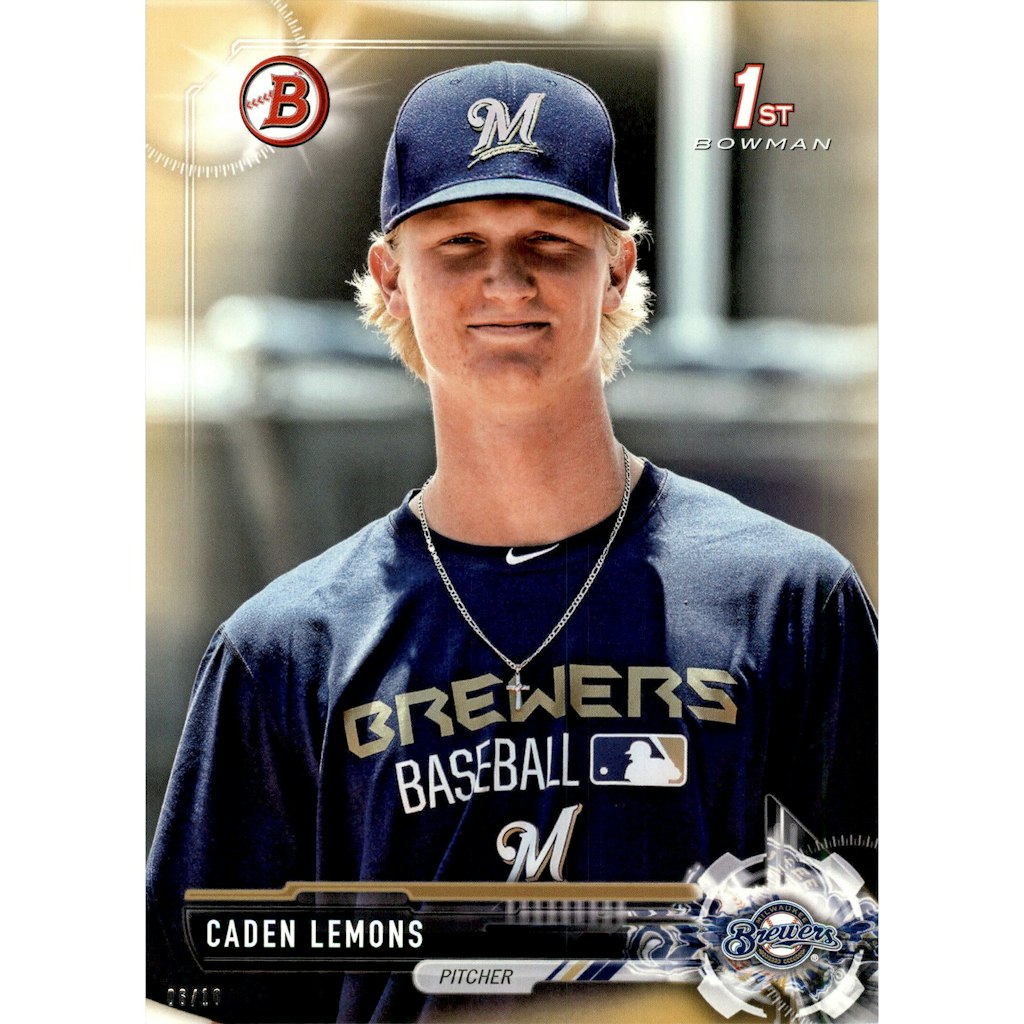 2017 Bowman Draft Caden Lemons 5x7 Gold Card: $11.99 2017 Bowman Draft Caden Lemons 5x7 Gold Card: $11.99
