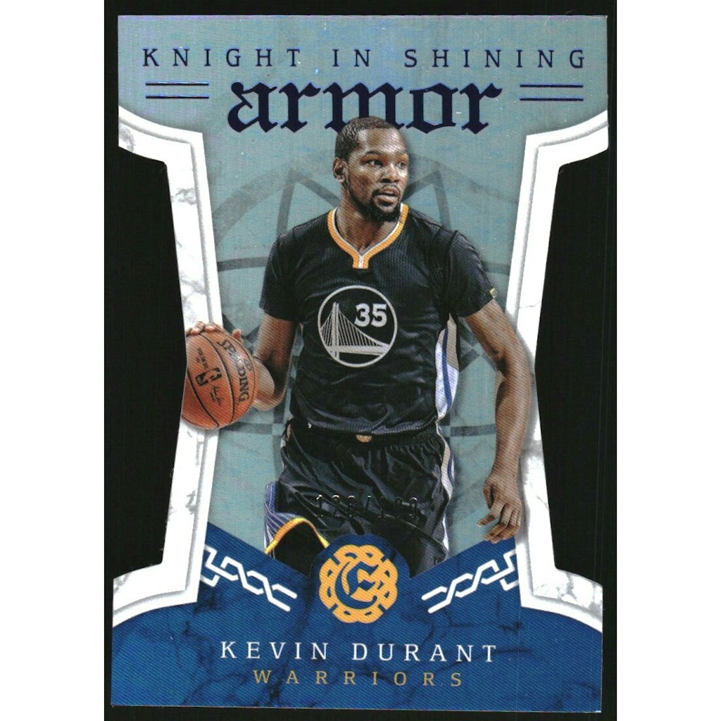 2016-17 Panini Excalibur Knight in Shining Armor Blue Kevin Durant Trading Card: $22.50 2016-17 Panini Excalibur Knight in Shining Armor Blue Kevin Durant Trading Card: $22.50
