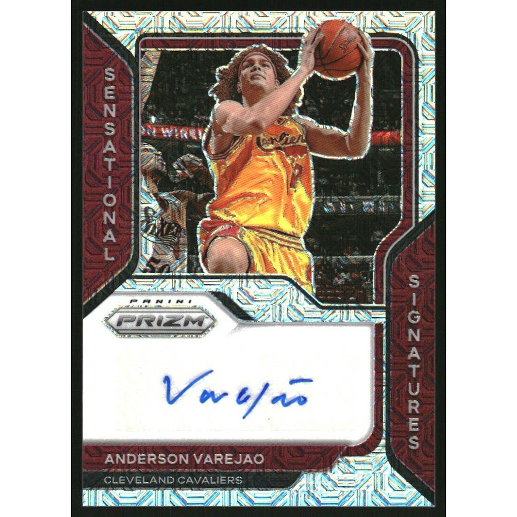 2020-21 Panini Prizm Sensational Signatures Anderson Varejao Mojo Prizm Card: $22.50 2020-21 Panini Prizm Sensational Signatures Anderson Varejao Mojo Prizm Card: $22.50