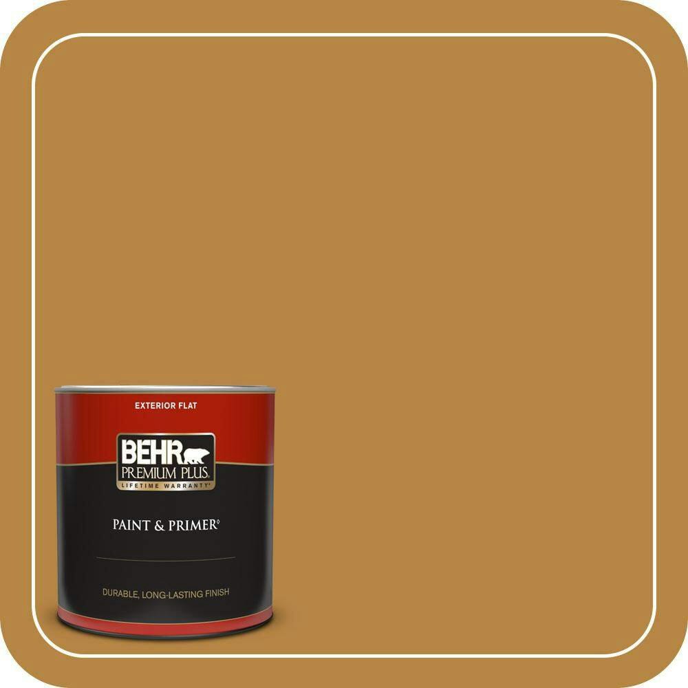 Behr Premium Flat Exterior Paint & Primer 1-Quart: $23.98