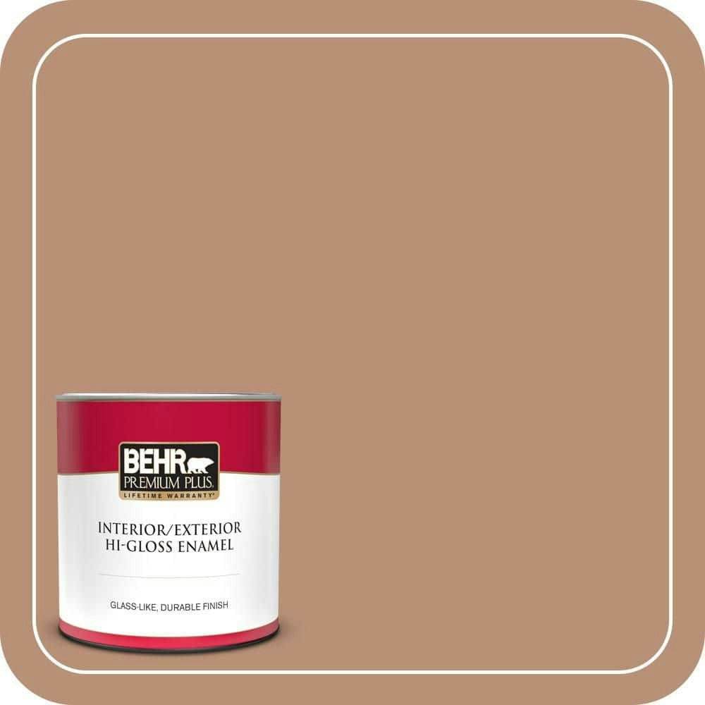Mojave Dusk Hi-Gloss Enamel Interior/Exterior Paint & Primer 1-Quart Can: $21.48