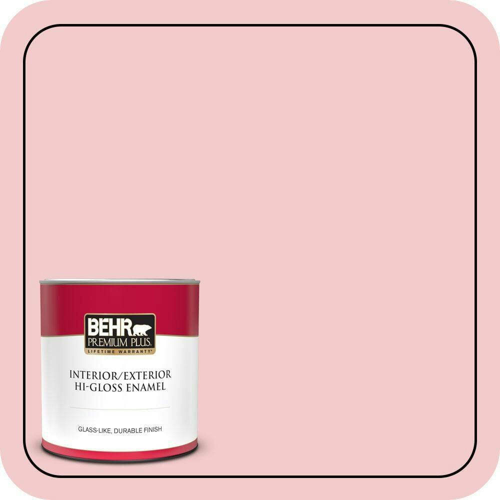 Behr Premium Angel Kiss 1-Quart Hi-Gloss Interior/Exterior Enamel Paint & Primer: $21.48