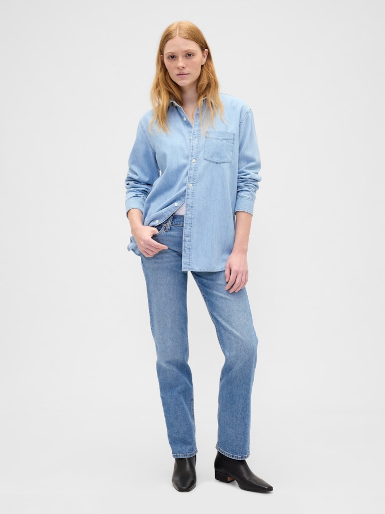 Low Rise '90s Slim Straight Jeans: $31.99 Low Rise '90s Slim Straight Jeans: $31.99