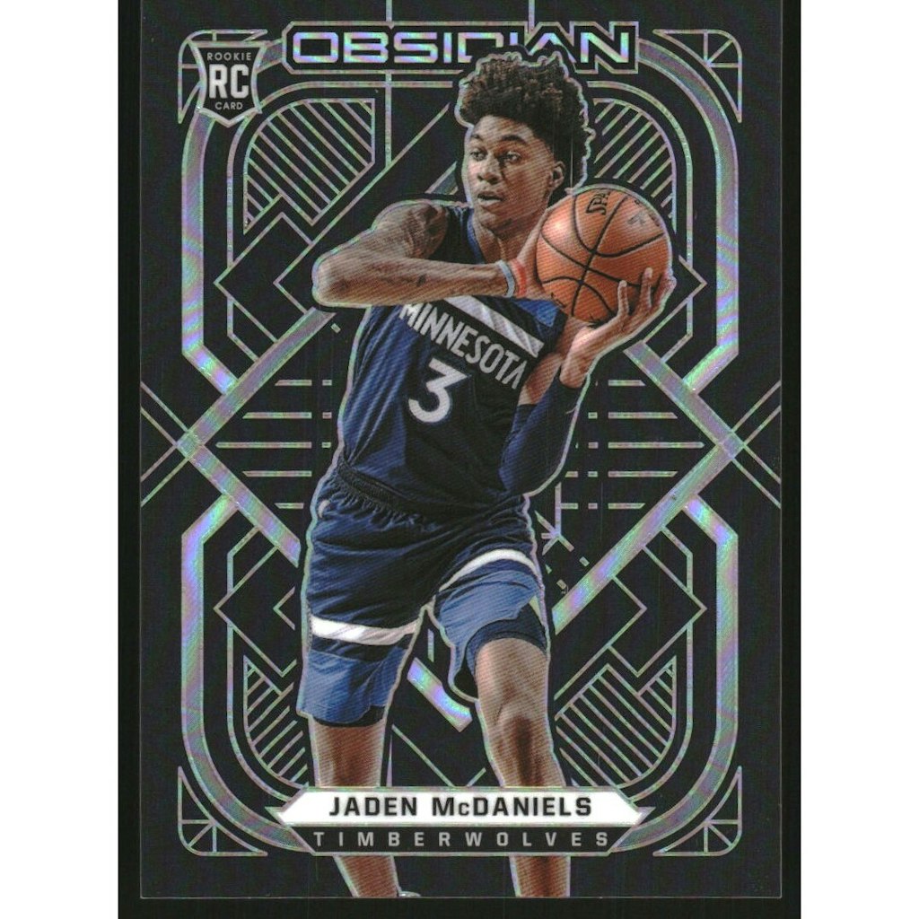 2020-21 Panini Obsidian Jaden McDaniels Rookie Card: $32 2020-21 Panini Obsidian Jaden McDaniels Rookie Card: $32