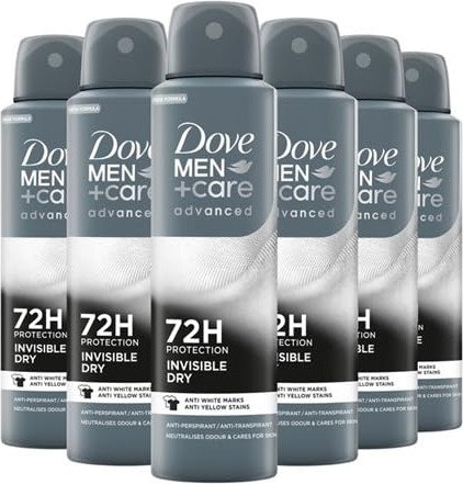 Dove Men+Care Invisible Dry Anti-Perspirant 6-Pack: $16, or $14 for new customers Dove Men+Care Invisible Dry Anti-Perspirant 6-Pack: $16, or $14 for new customers