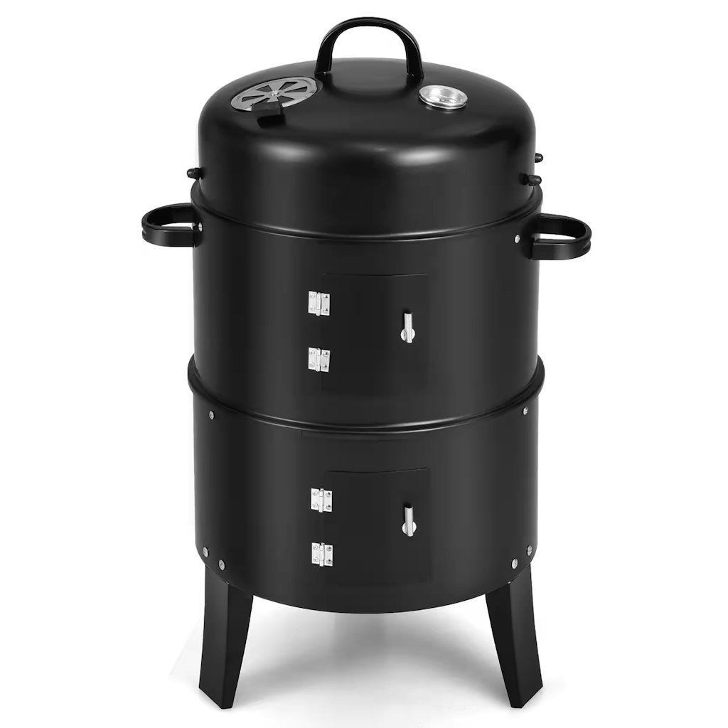 Costway 3-in-1 Vertical Charcoal Smoker Grill: $55 Costway 3-in-1 Vertical Charcoal Smoker Grill: $55
