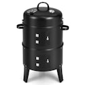 Costway 3-in-1 Vertical Charcoal Smoker Grill for $55 + free shipping