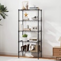 JHK 3-5 Tier Metal Wire Storage Shelves Adjustable Storage Rack for $22 + free shipping