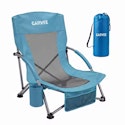 JHK Portable Low Beach Camping Chair for $30 + free shipping