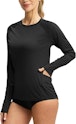 Women UPF 50+ SPF UV Long Sleeve Rash Guard for $8 + free shipping w/ Prime