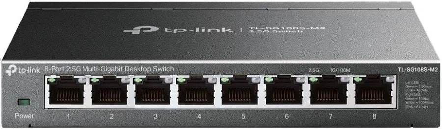 TP-Link 8-Port Multi-Gigabit 2.5G Ethernet Switch: $50 TP-Link 8-Port Multi-Gigabit 2.5G Ethernet Switch: $50