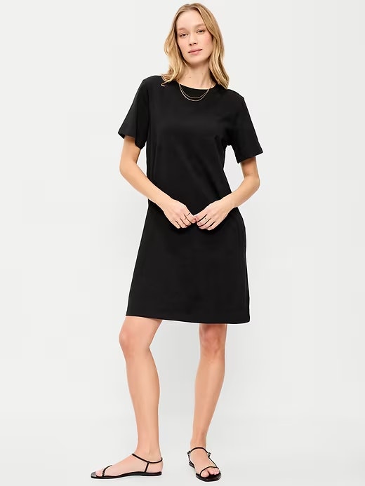 Old Navy Women's Crew-Neck Mini T-Shirt Dress: $5.99 Old Navy Women's Crew-Neck Mini T-Shirt Dress: $5.99