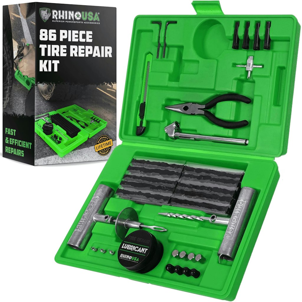 Rhino USA 86-Piece Tire Plug Repair Kit: $30