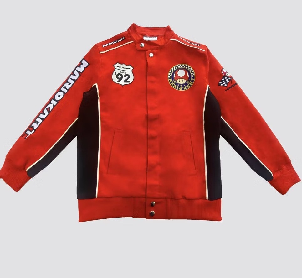 Mario Kart Men's / Women's Canvas Racing Jacket: $28