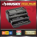Husky 280-Piece SAE/Metric Mechanics Tool Set for $99 + free shipping