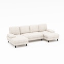 Concetta U-Shaped Sectional Sofa w/ Double Chaise for $267 + free shipping