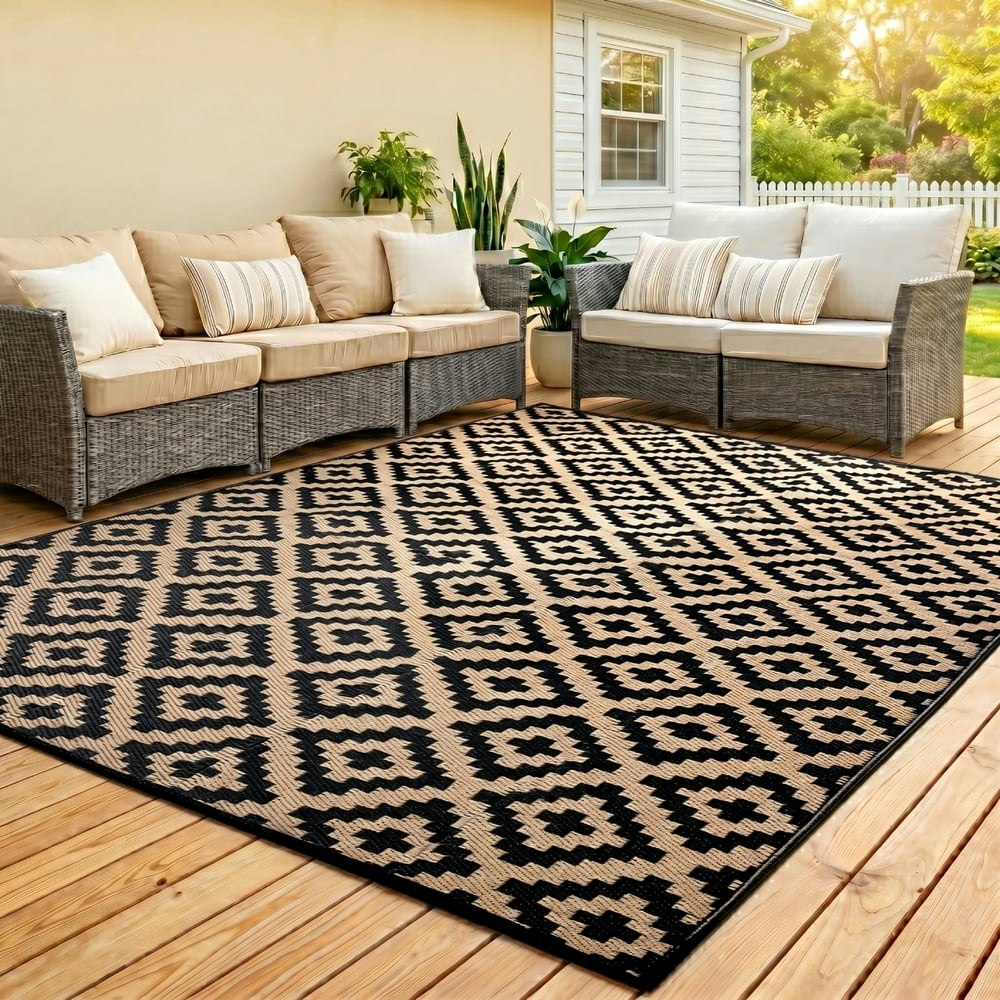 Untimaty 8'×10' Waterproof Outdoor Rug: $46.39 Untimaty 8'×10' Waterproof Outdoor Rug: $46.39
