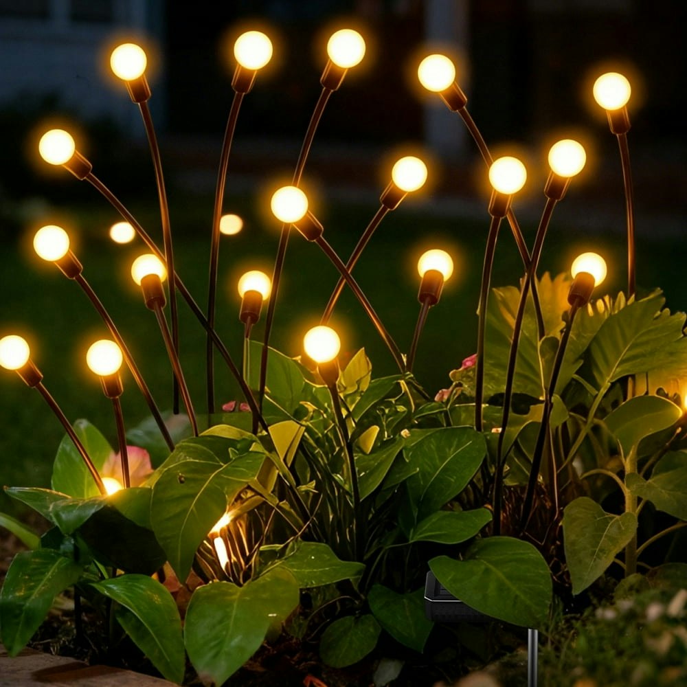 Rirool Solar Firefly Lights 2-Pack: $12.34