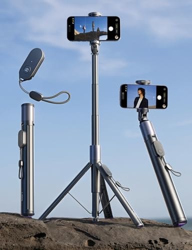 Lisen 67" Phone Tripod and Selfie Stick: $16.99