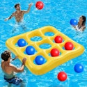 4.7-Foot Inflatable Tic-Tac-Toe Toss Pool Game Toy for $10 + free shipping w/ Prime