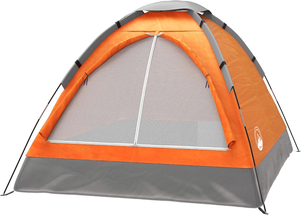 2-Person Camping Tent with Rain Fly: $15