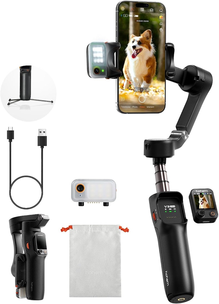 Hohem iSteady V3 Ultra Gimbal Stabilizer: $126 Hohem iSteady V3 Ultra Gimbal Stabilizer: $126