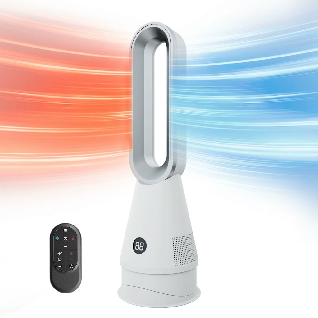 Bladeless Cooling and Heating Fan: $41