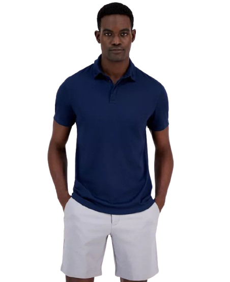 Alfani Men's AlfaTech Stretch Solid Polo Shirt: $7.46