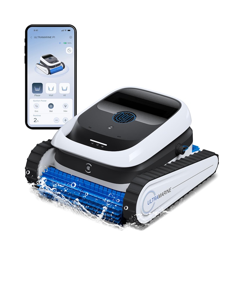 ECOVACS Ultramarine P1 Cordless Robotic Pool Vacuum: $299