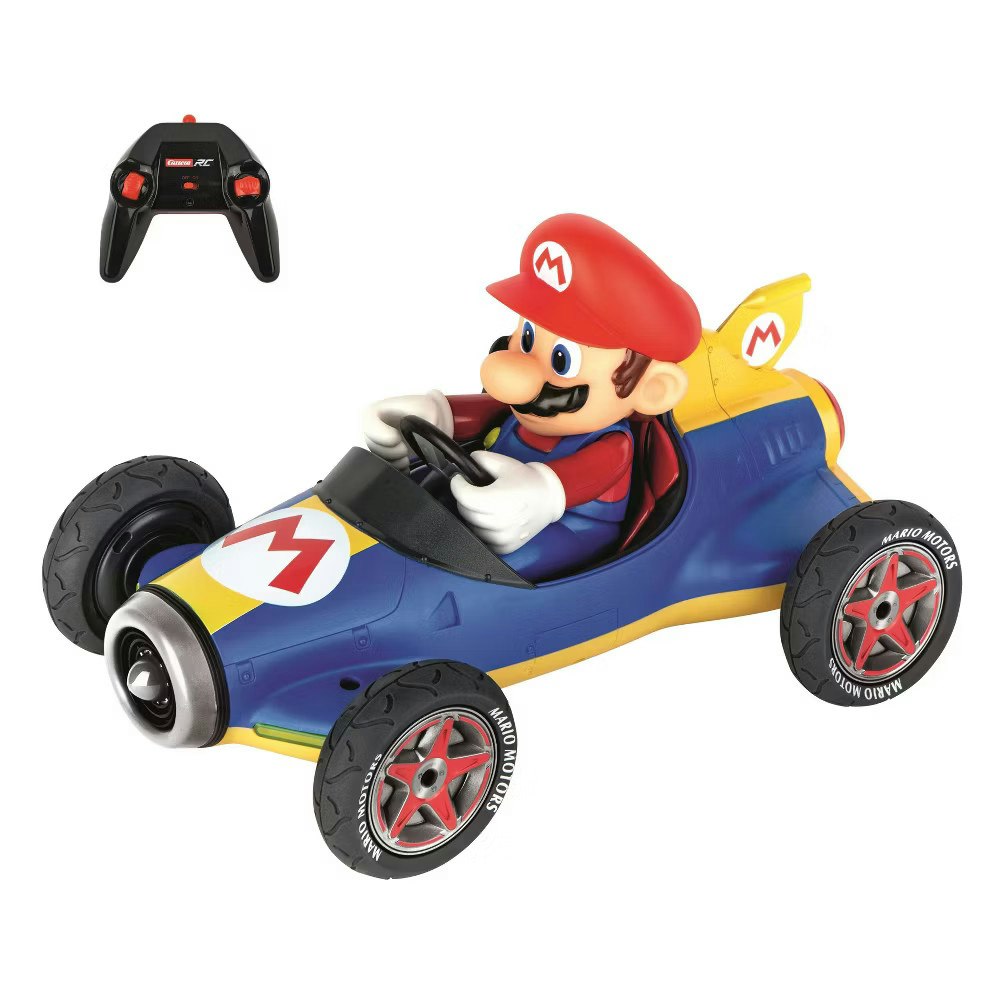 Carrera RC Mario Kart Mach 8 Mario 1:18 Scale RC Car: $23