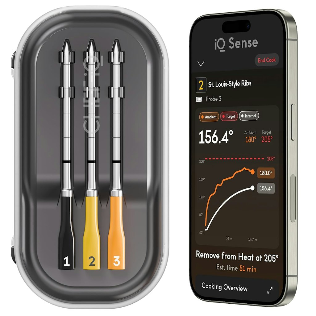 Chef iQ Smart Wireless Meat Thermometer with 3 Probes: $129.95