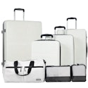 Tripcomp 7-Piece Hardside Luggage Set for $87 + free shipping