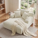 Latitude Run 64" Corduroy Chaise Lounge for $260 + free shipping