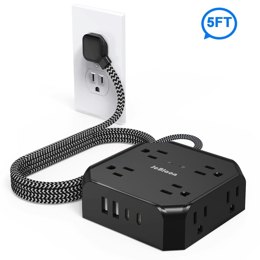 Power Strip Surge Protector 5-Foot Extension Cord: $12.39 Power Strip Surge Protector 5-Foot Extension Cord: $12.39