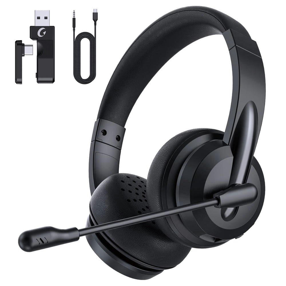 Froura Wireless Headset with Noise Cancelling Microphone: $18.69