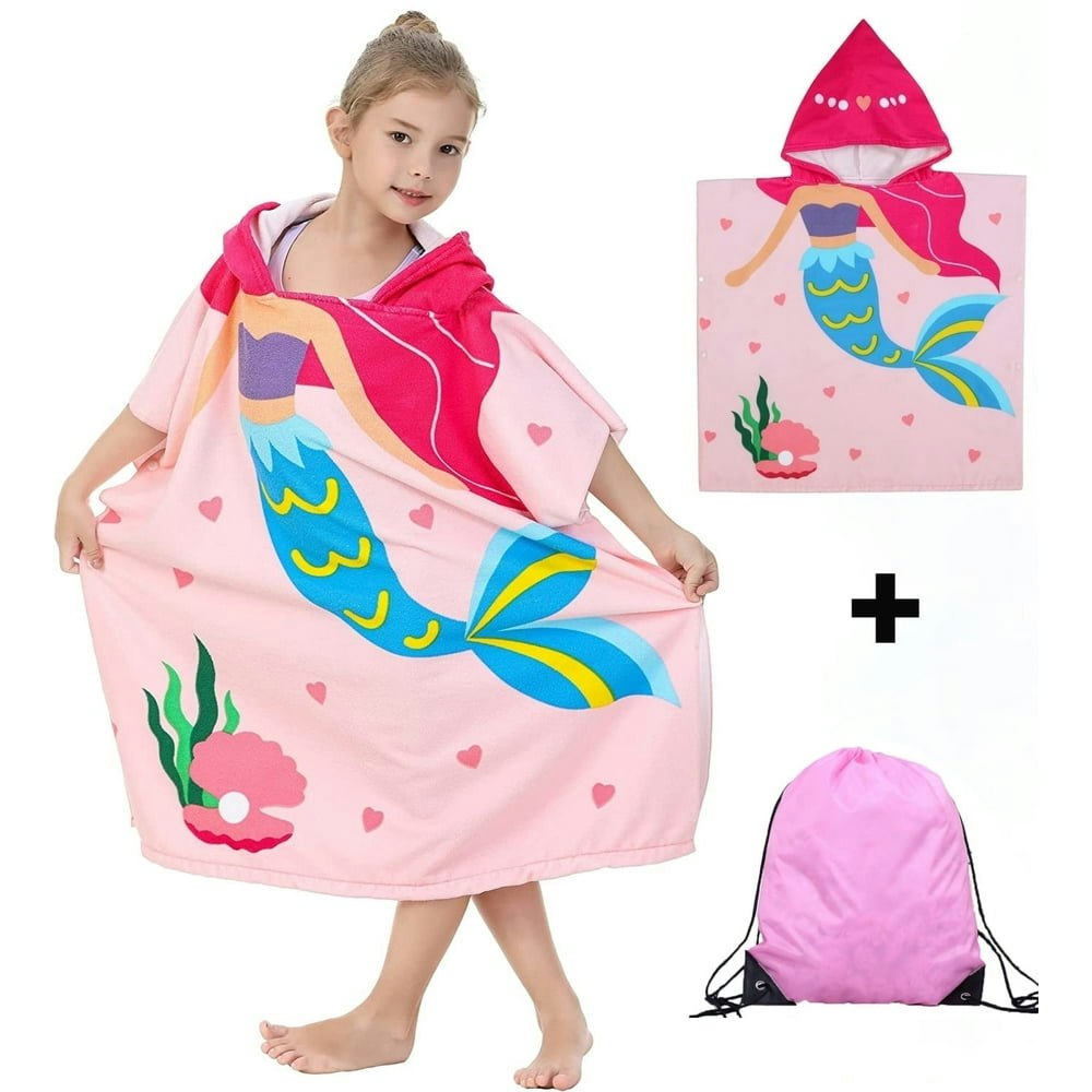 Kids' Hooded Poncho Beach Towel: $11.69 Kids' Hooded Poncho Beach Towel: $11.69