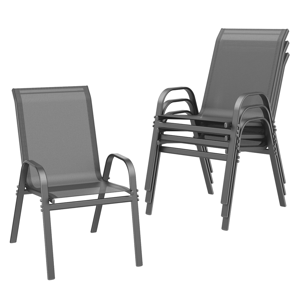 Vitarpatio Outdoor Stackable Dining Chairs 4-Pack: $73.54 Vitarpatio Outdoor Stackable Dining Chairs 4-Pack: $73.54