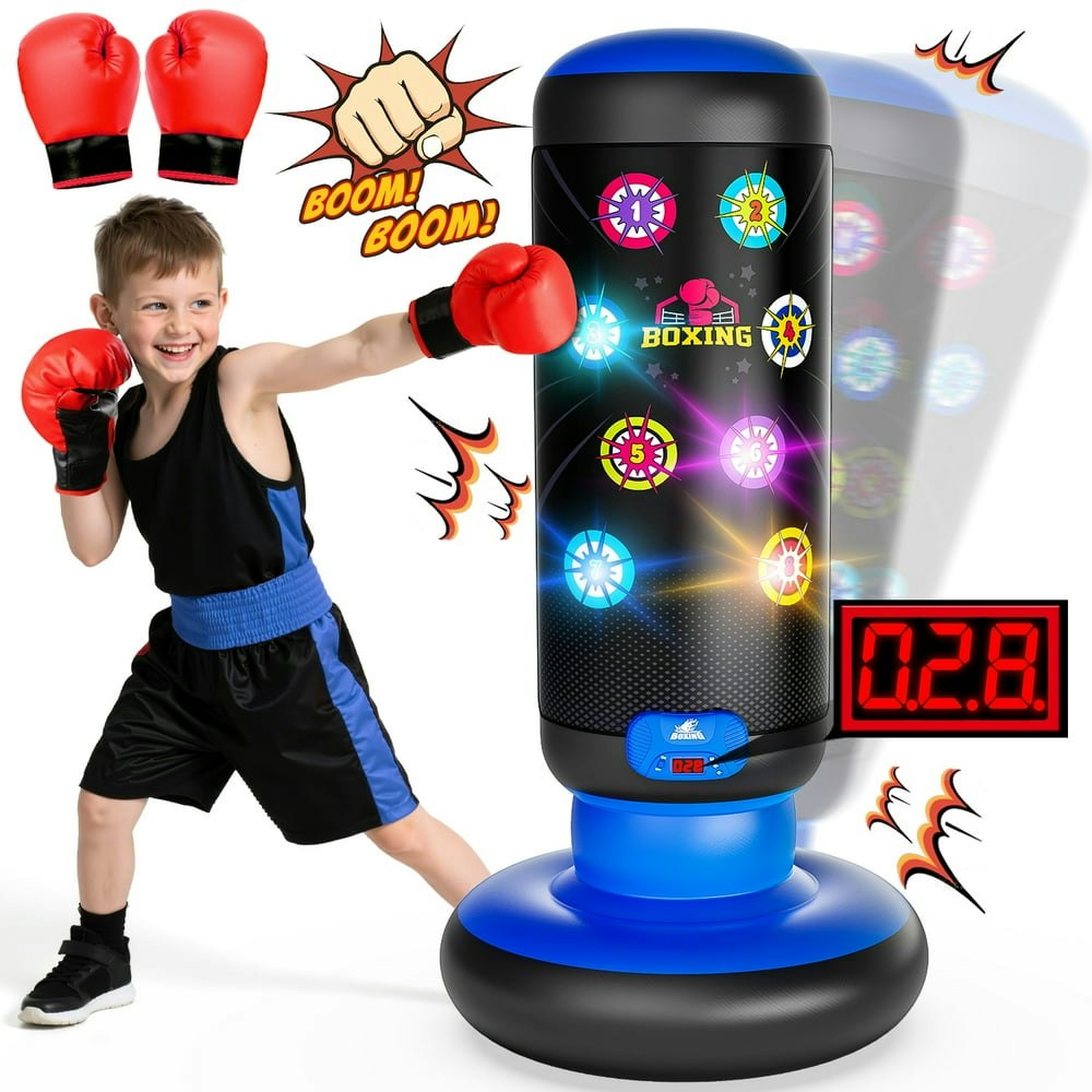 Carsky Kids Inflatable Punching Bag with Gloves: $89.99