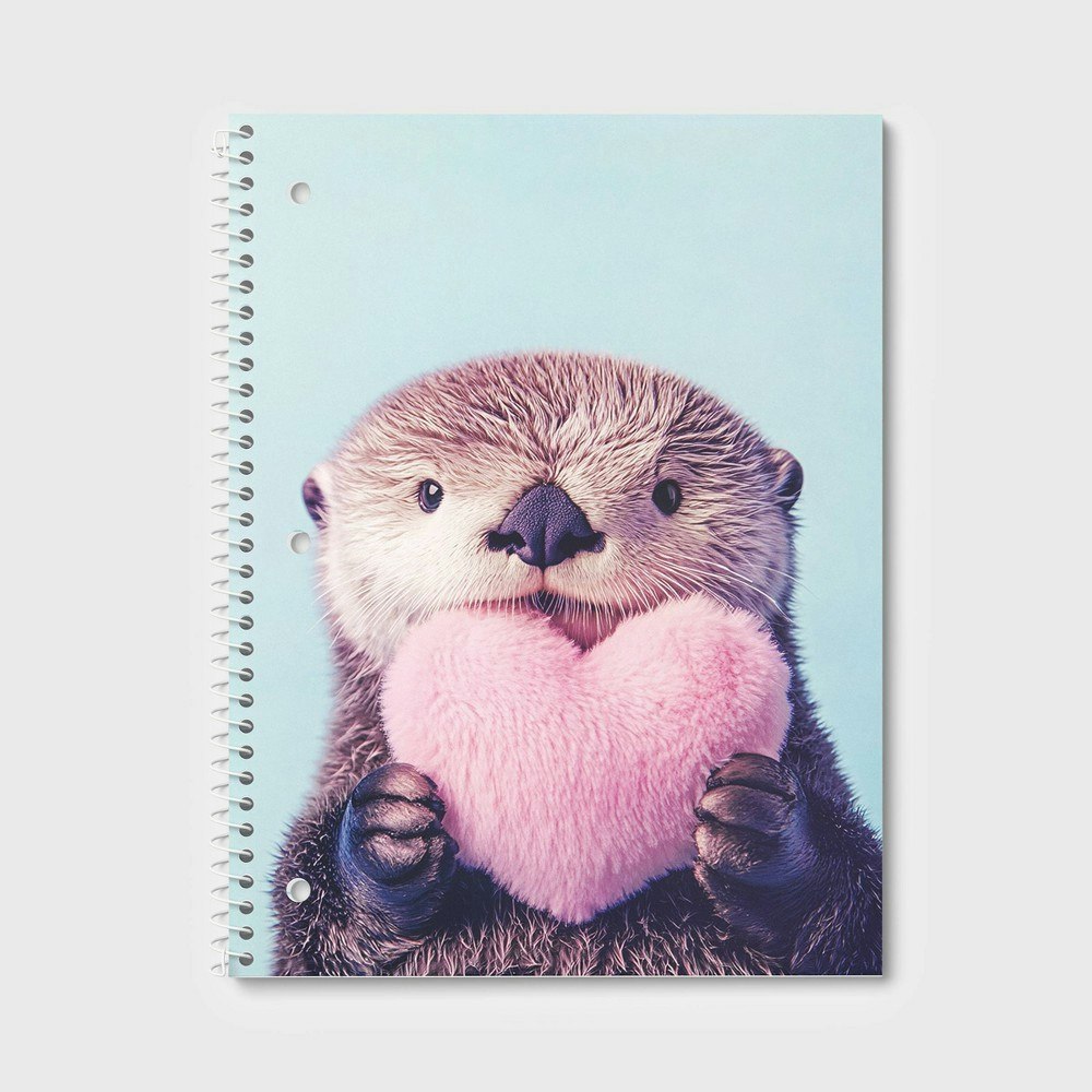 Otter 7.5"x10.5" Wide Rule Spiral Notebook: $2.99