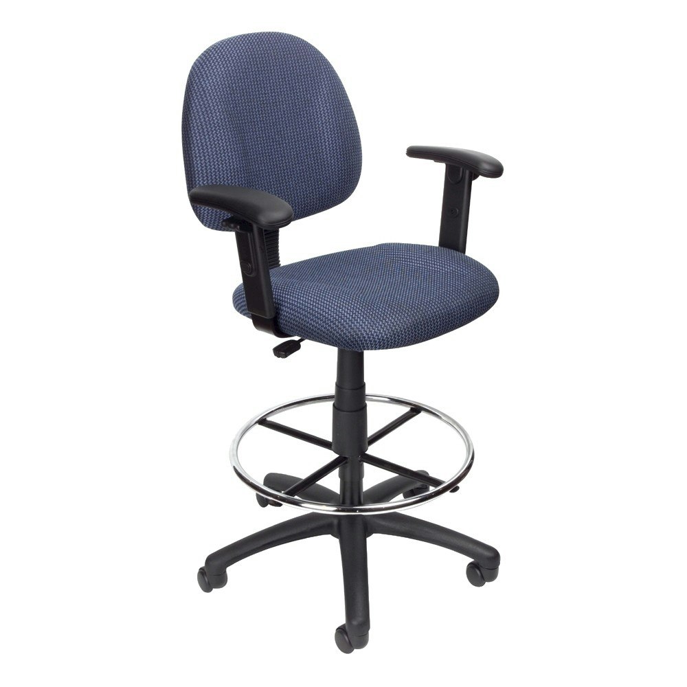Boss Office Products Drafting Stool with Footring and Adjustable Arms: $134.99 Boss Office Products Drafting Stool with Footring and Adjustable Arms: $134.99