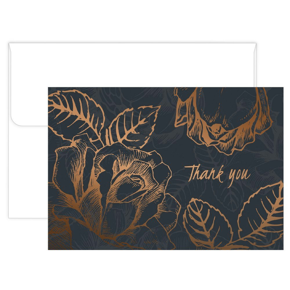 5\"x3.625\" Floral Thank You Notecard 50-Pack: $12.99 5\"x3.625\" Floral Thank You Notecard 50-Pack: $12.99