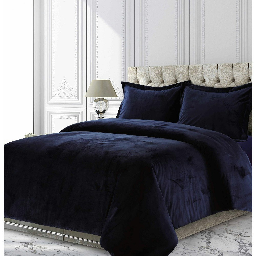 Tribeca Living Venice Oversized Velvet Twin Duet Set 2-Pack: $48.49