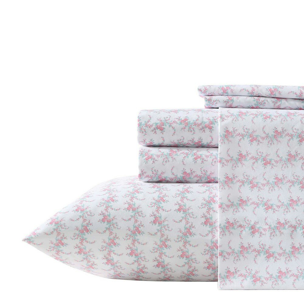 Betseyville Queen Trailing Bouquet Sheet Set: $44.99